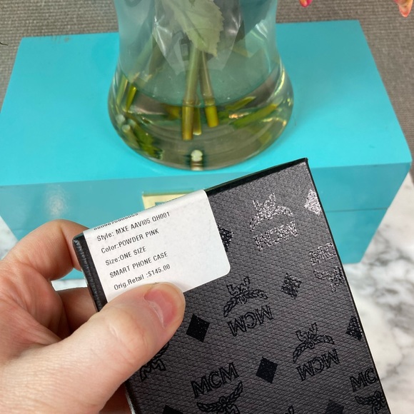 NIB NWT MCM iPhone 11 Pro Powder Pink Diamond Phone Case - Picture 5 of 5